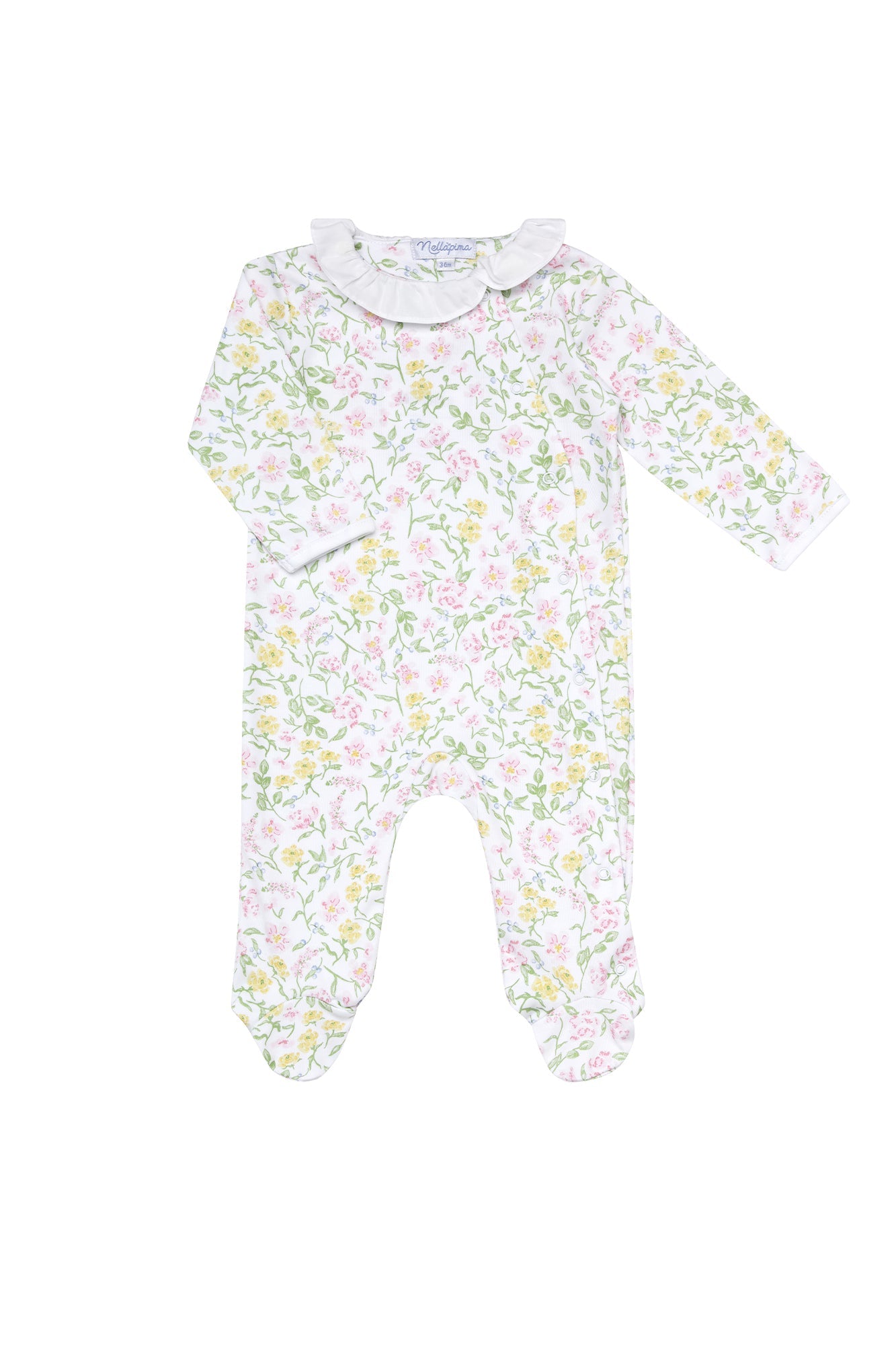Image of Berry Wildflowers Crossover Footie
